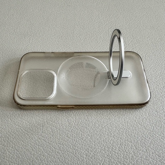 Magnetic Kickstand Case for iPhone 14 Pro | JUESHITUO | Matte Clear - Picture 9 of 9